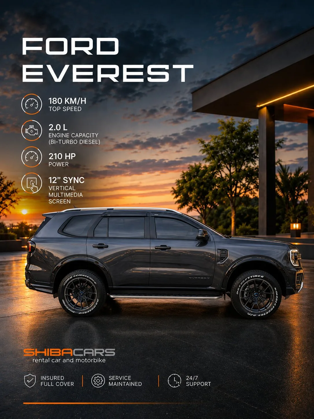 FORD EVEREST Wildtrak 4x4 2024 — Photo 2