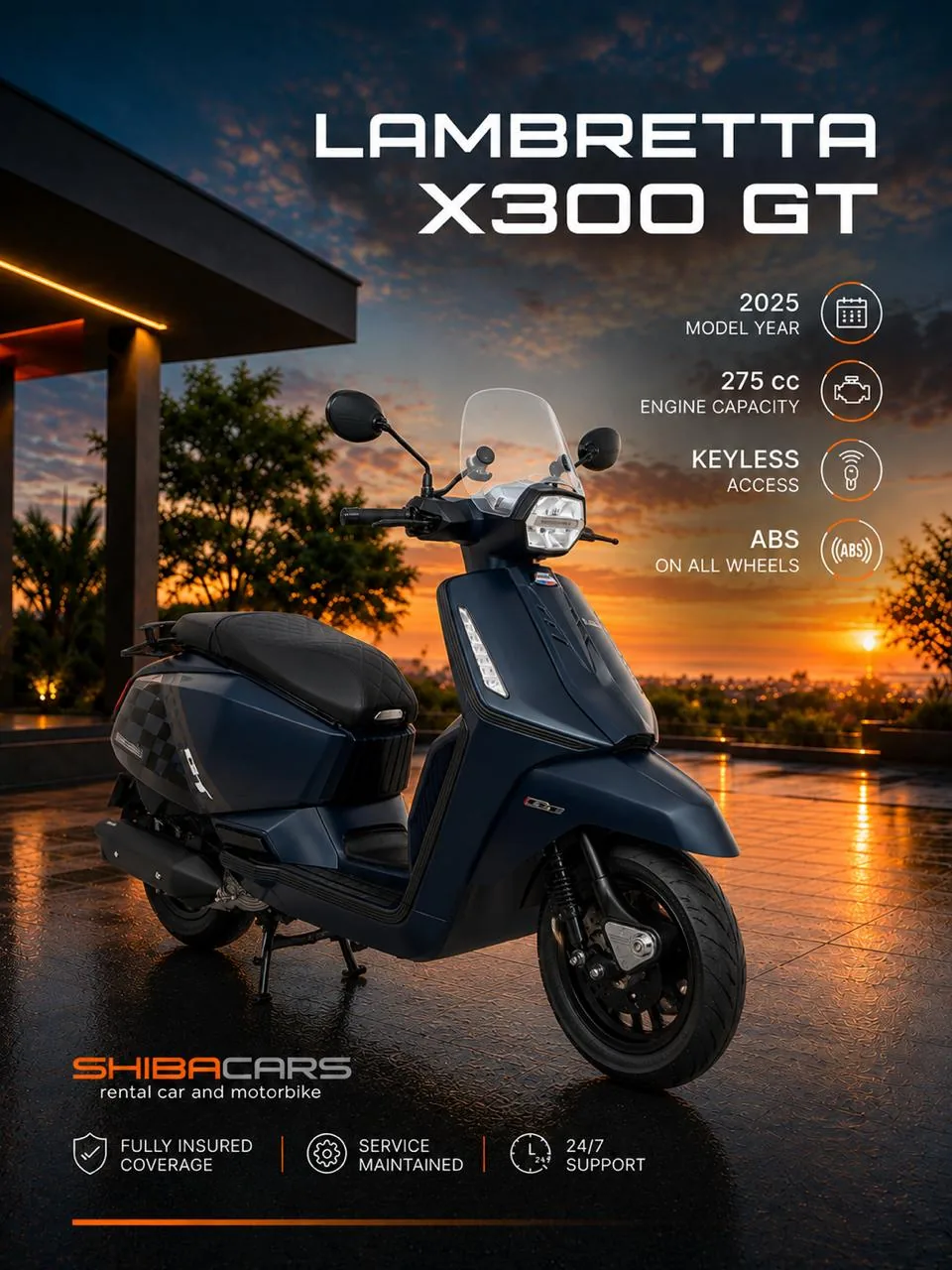 LAMBRETTA X300 GT, 2025